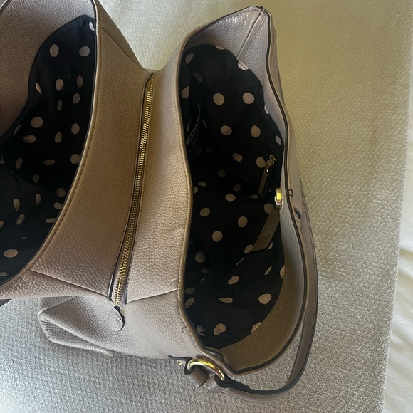 Anne Klein Leather handbag, like new. Excellent condition. Gold hardware. - Picture 9 of 12